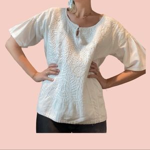 VTG MEXICAN EMBROIDERED TOP